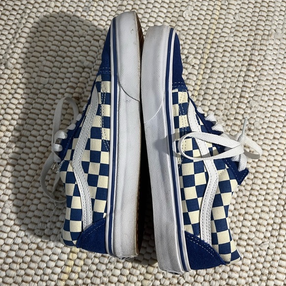 Vans SK8 old skool low red white checkerboard women 8.0 men 6.5 unisex - Picture 5 of 9